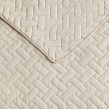 Tommy Bahama Solid Quilt Set - White - Twin