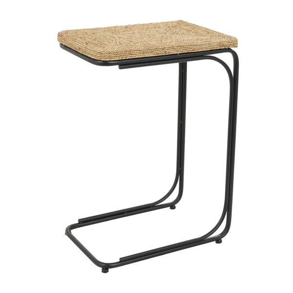 9th & Pike® Traditional Brown Dried Plant End Table - image 