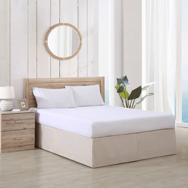 Tommy Bahama Cotton Tailored Bed Skirt - image 