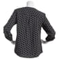 Womems Notations 3/4 Roll Tab Print Equipment Shirt-Black/White - image 2