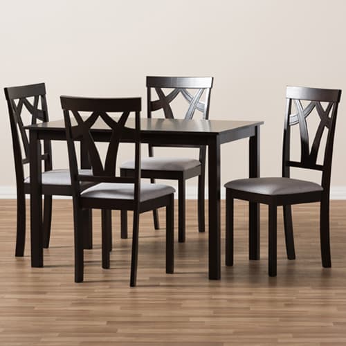 Baxton Studio Sylvia 5pc. Dining Set