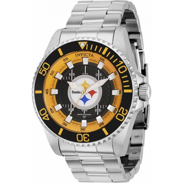 Mens Invicta Pittsburgh Steelers Quartz Watch - 36951 - image 