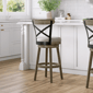 HH2 Home Reid Wood Adjustable Height Swivel Stool - image 7