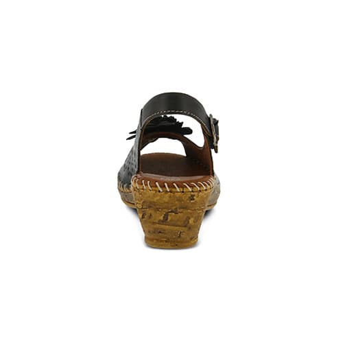 Womens Spring Step Belford Slingback Sandals – Black