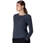 Womens CITY BLUES Long Sleeve Thermal Henley Top - image 2