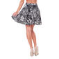 Womens White Mark Heidi Leaves Flare Skirt - image 3