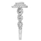 Diamond Classics™ White Gold Pear Cut Double Halo Engagement Ring - image 4