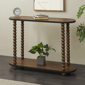 9th & Pike® Traditional Brown Wood Console Table - image 2