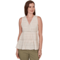 Petite Skyes the Limit Terra Tropic Sleeveless V Neck Blouse - image 1