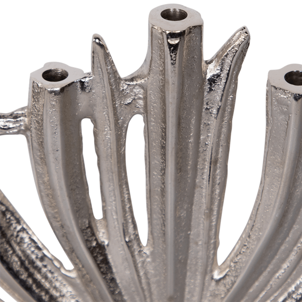 Northlight Textured Tree Branch Textured Metal Hanukkah Menorah