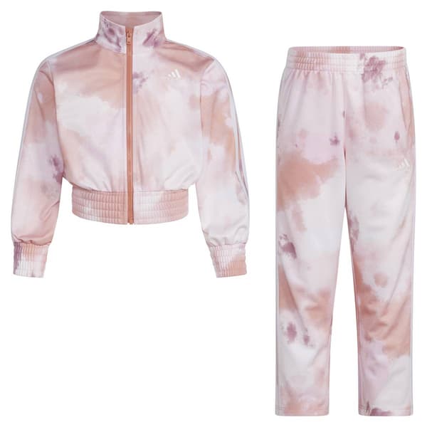 Girls &#40;4-6x&#41; adidas&#40;R&#41; Fluid Tricot Jacket Set - image 