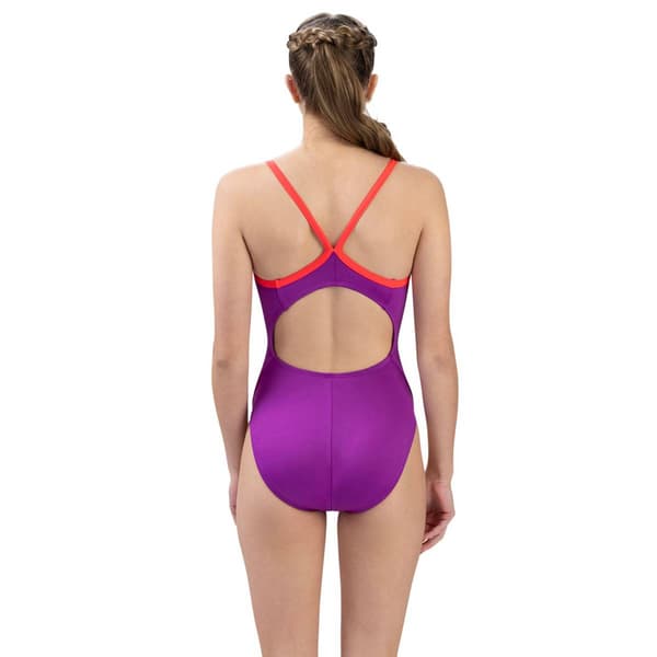 Womens Dolfin® Uglies V-2 Back Solid One Piece Swimsuit