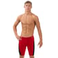 Mens Dolfin(R) Reliance Solid Red Color Block Jammer Swimsuit - image 1