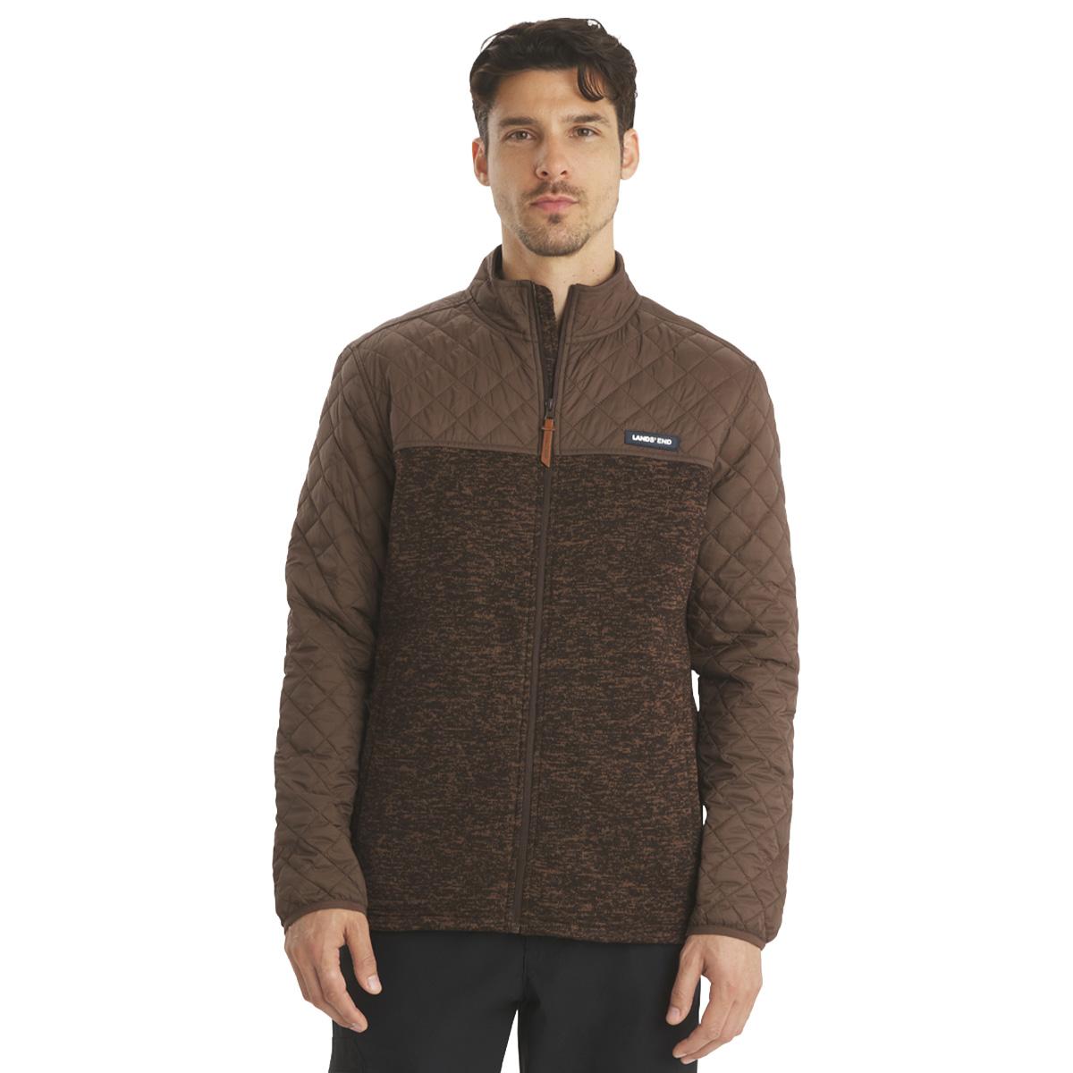 Mens Big & Tall LANDS'' END(R) Norwell Mix Media Jacket