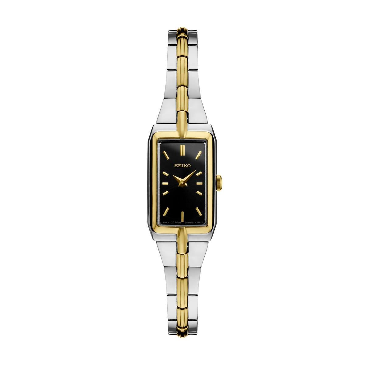 Womens Seiko Essentials Two-Tone/White Dial Watch - SUR438