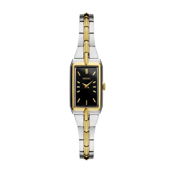 Womens Seiko Essentials Two-Tone/White Dial Watch - SUR438 - image 