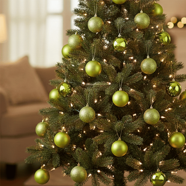 Northlight 12ct. Shatterproof 4-Finish Christmas Ball Ornaments