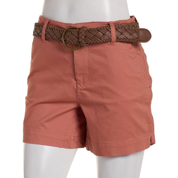 Womens One 5 One Web Braided Belted 5in. Shorts