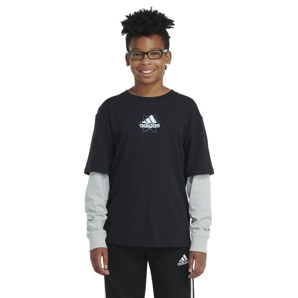 Boys &#40;8-18&#41; adidas&#40;R&#41; Atomic Layered Long Sleeve Tee - image 