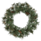 Northlight Real Touch™ Pre-Lit Snow Valley Pine Christmas Wreath - image 1