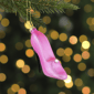 Northlight 4in. Pink High Heel Glittered Glass Christmas Ornament - image 2