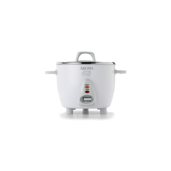 Aroma Simply Stainless 6 Cup Rice Cooker - image 