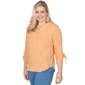 Womens Alfred Dunner Beachcomber Sequin Stripe Blouse - image 3