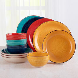 Gibson Color Speckle 12pc. Dinnerware Set