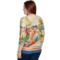 Womens Alfred Dunner Tuscany Tuscan Landscape Scenic Blouse - image 2