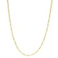 Gianni Argento 24in. Gold over Sterling Figaro Chain Necklace - image 1