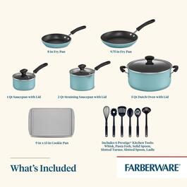 Farberware&#174; DiamondMax&#8482; Nonstick 15pc. Cookware Set - Aqua