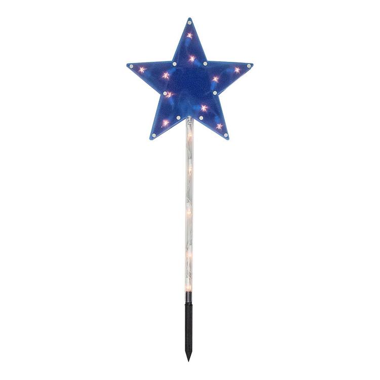 Northlight Seasonal Americana Stars Lawn Stakes - 4 Count