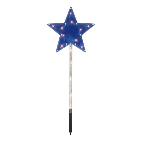 Northlight Seasonal Americana Stars Lawn Stakes - 4 Count