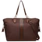 ELLE Eleganza Monogram Weekender Tote Bag - image 4