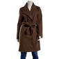 Juniors Love Tree Belted Faux Wool Trench Coat - image 1