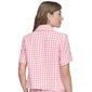 Womens Tommy Hilfiger Short Sleeve Button Front Gingham Jacket - image 2