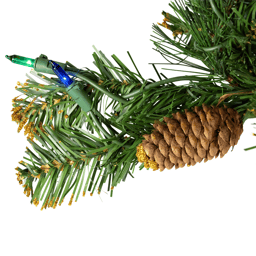Northlight 4.5ft. Pre-Lit Yorkville Pine Pencil Christmas Tree