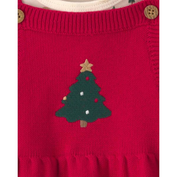 Baby Girl (6-18M) Carter''s® 3pc. Christmas Tree Sweater Dress Set