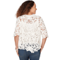 Petite Skye’s the Limit Blooming Pastels Lace Cut Out Sweater - image 2