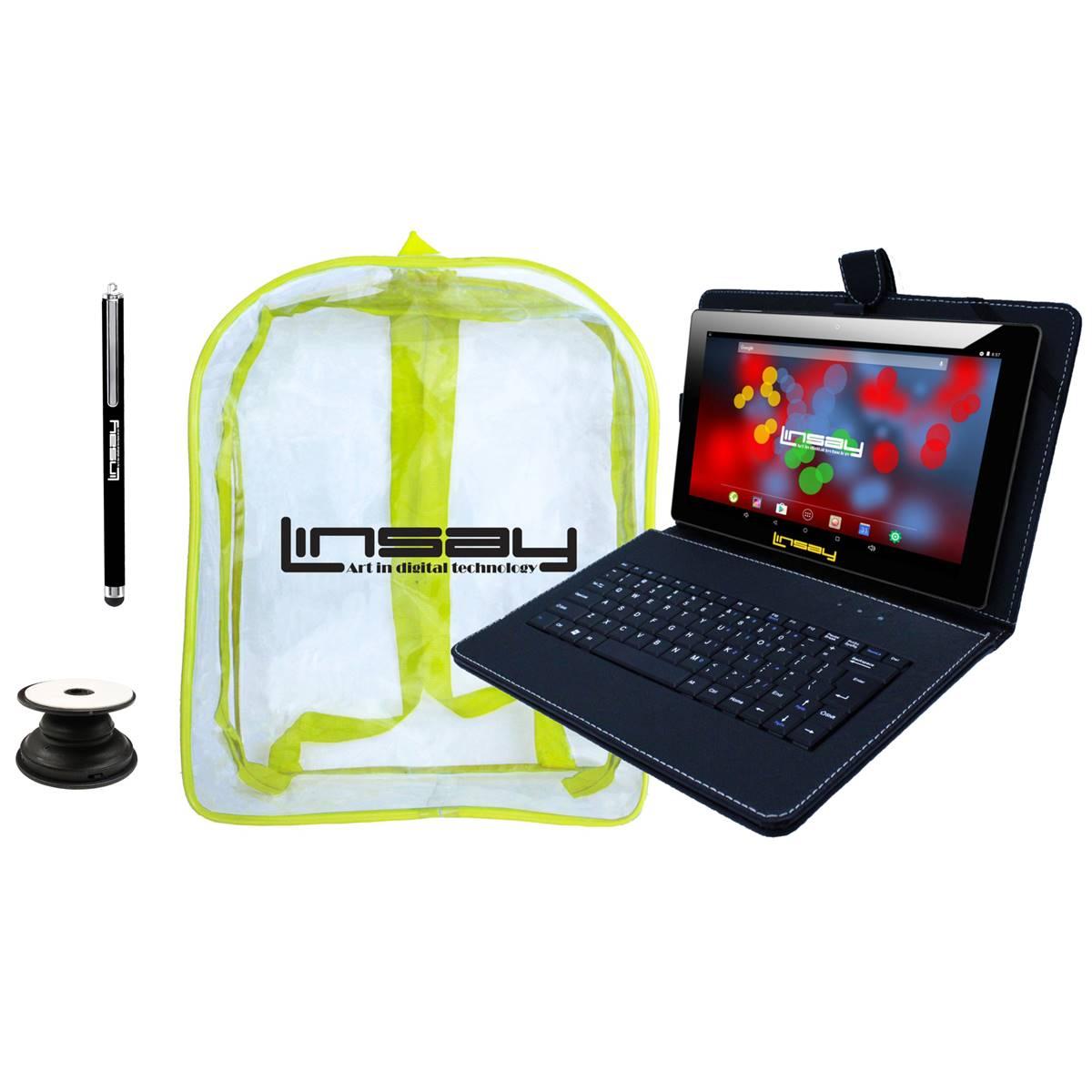 Linsay 10in. Android 12 Tablet with Backpack