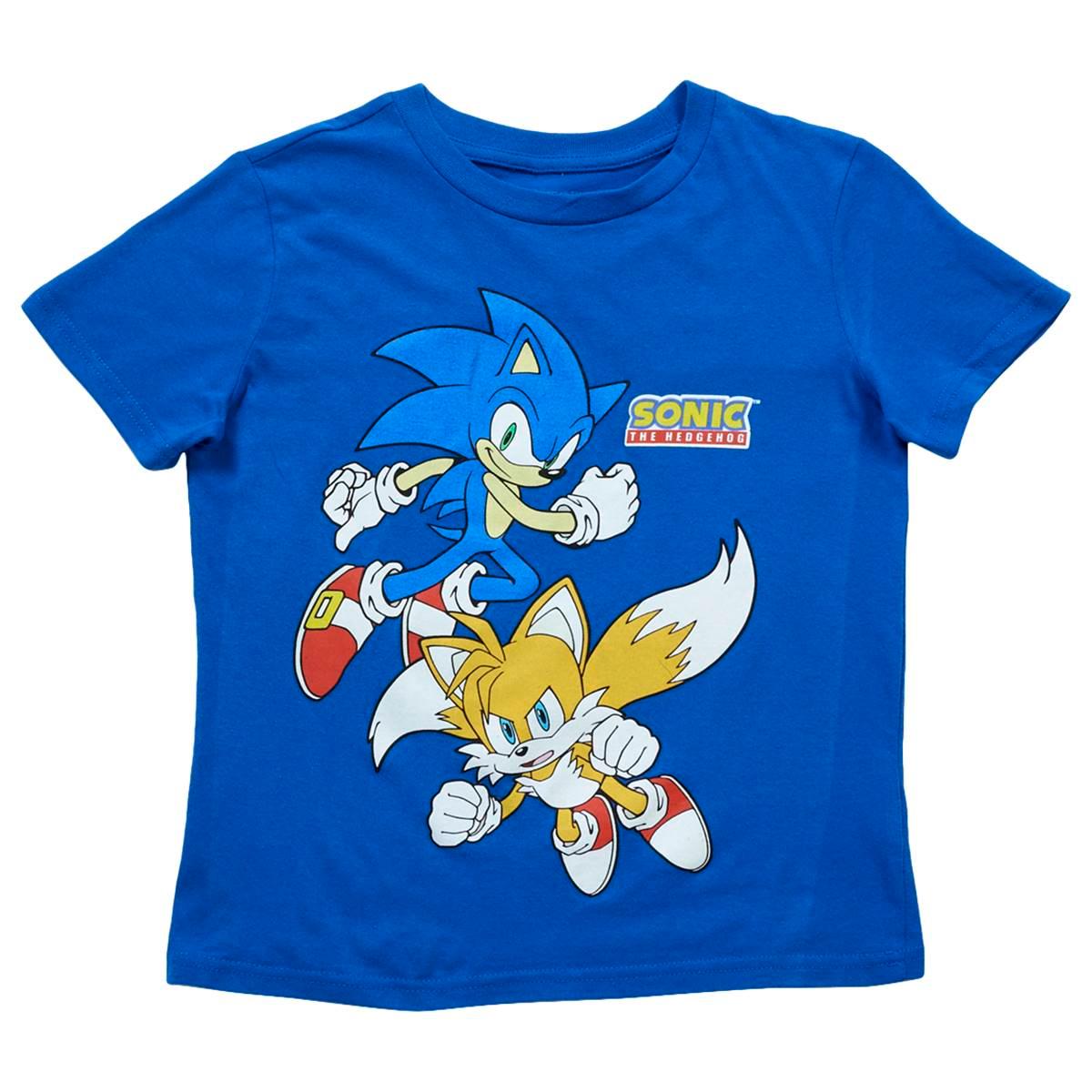 Boys (8-20) Short Sleeve Sonic Graphic Tee - Blue