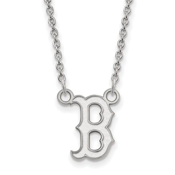 Unisex MLB Boston Red Sox Small Pendant & Necklace - image 