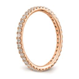 Pure Fire 14kt. Rose Gold Lab Grown Diamond Eternity Band