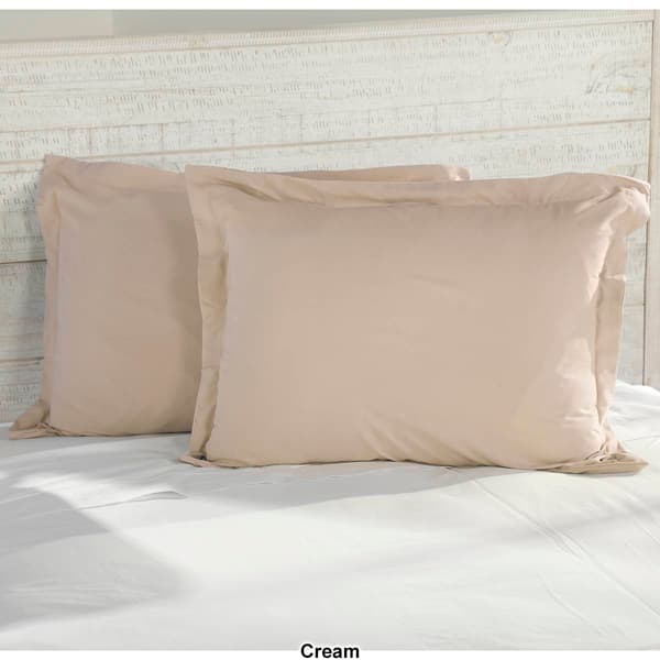 Swift Home Solid 2pk. Pillow Shams