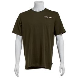 Mens LANDS END(R) Short Sleeve Graphic Tee - Forest