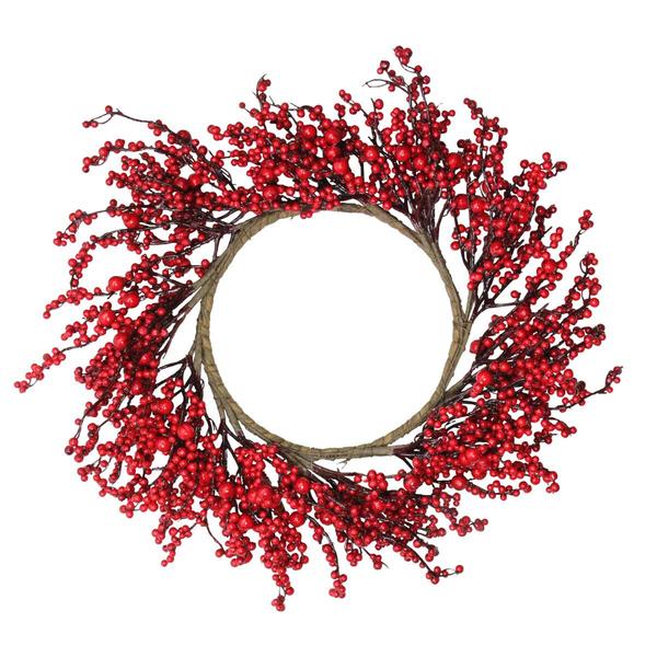 Northlight Seasonal 22in. Festive Artificial Christmas Wreath - image 