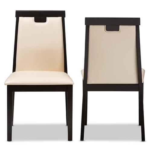 Baxton Studio Evelyn Dining Chairs - Set of 2