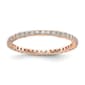 Endless Affection(tm) 14kt. Rose Gold Prong Eternity Band - image 1