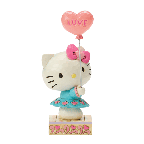 Jim Shore San Rio Hello Kitty Heart Balloon Figuri