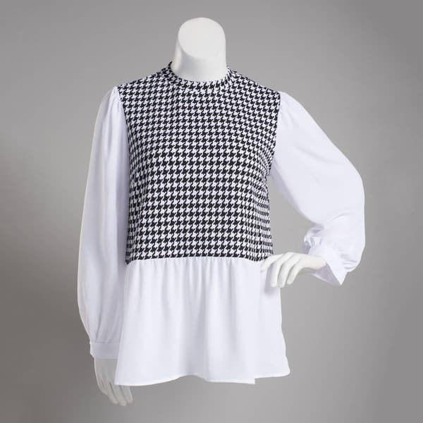 Plus Size Absolutely Famous 2Fer Peplum Top - image 